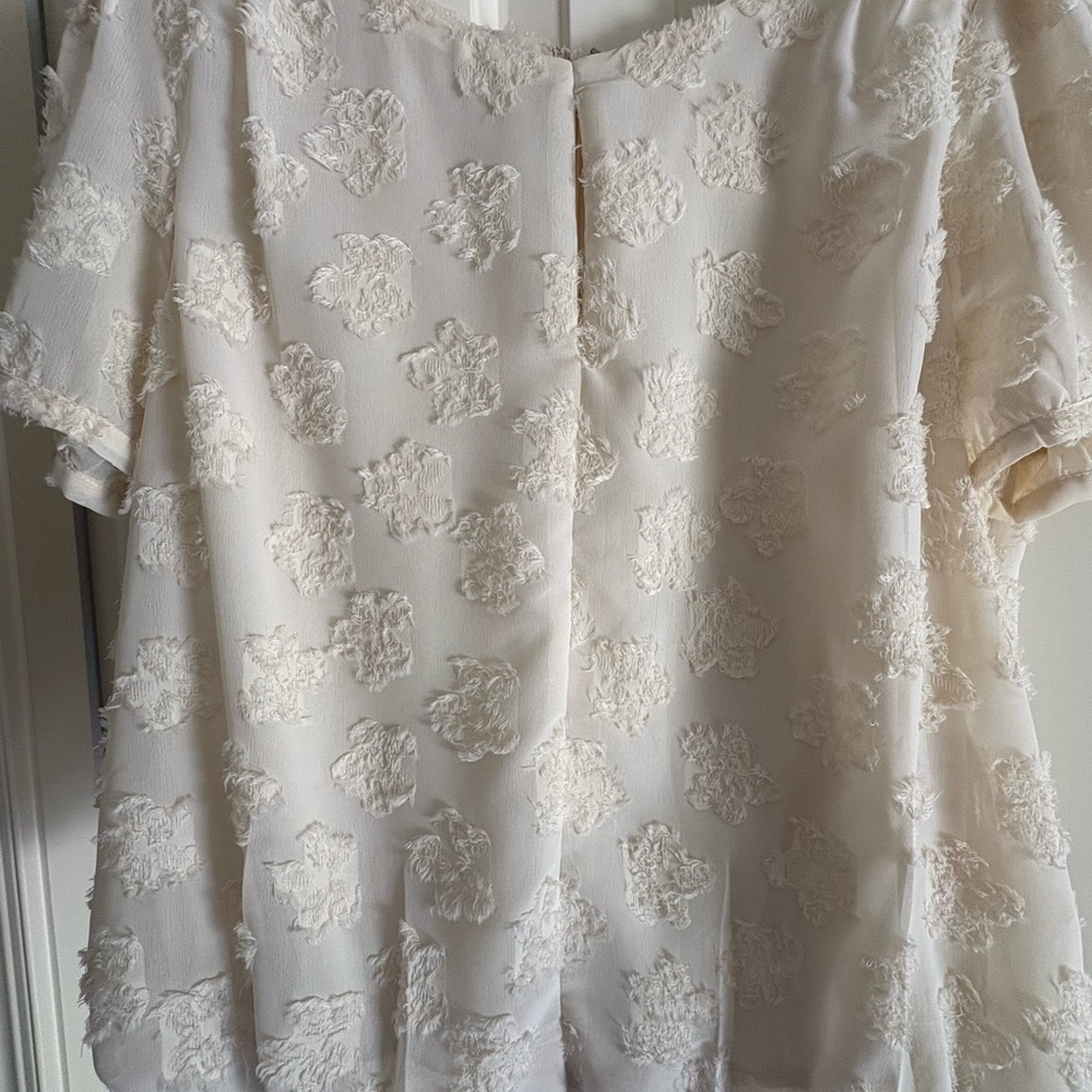 Ellison Cream Textured Fabric